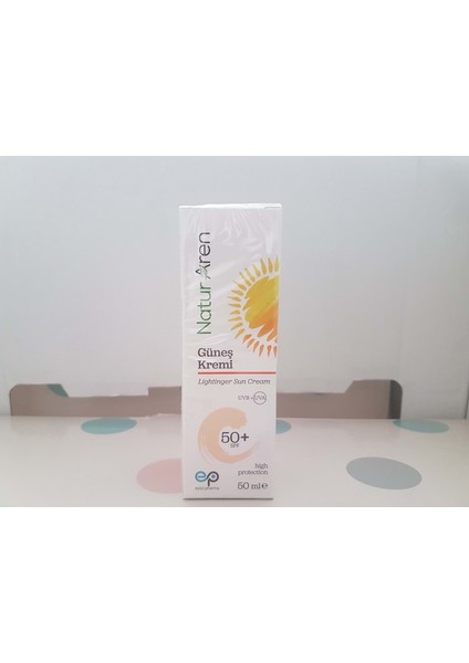 Natur Aren Güneş Kremi 50 Spf Lightinger Sun Krem 50ML