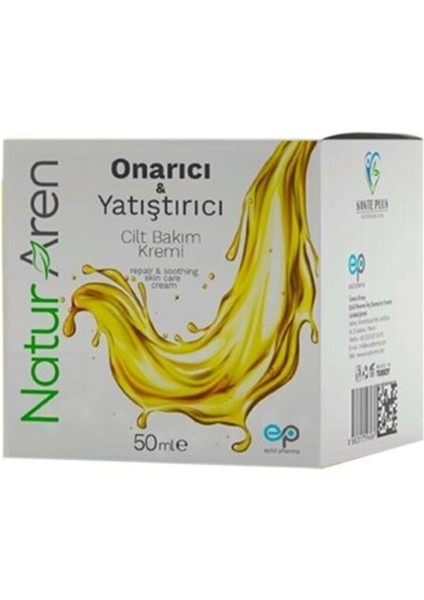 Natur Aren Onarıcı ve Yatıştırıcı Cilt Bakım Kremi 50ML