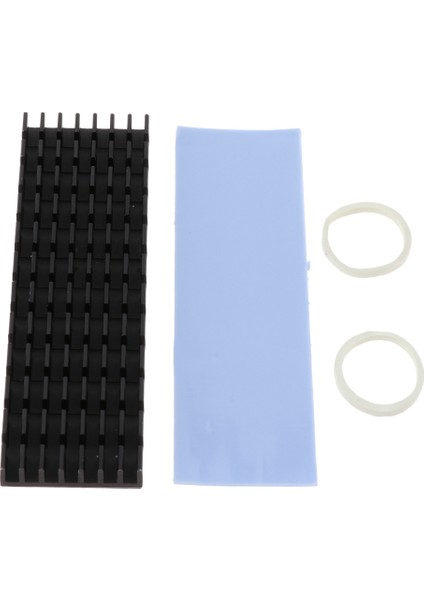 F Fityle M.2 2280 SSD Soğutucu Soğutucu Soğutma Kiti + Silikon Esaslı Termal Pad Siyah (Yurt Dışından)