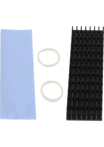 F Fityle M.2 2280 SSD Soğutucu Soğutucu Soğutma Kiti + Silikon Esaslı Termal Pad Siyah (Yurt Dışından)