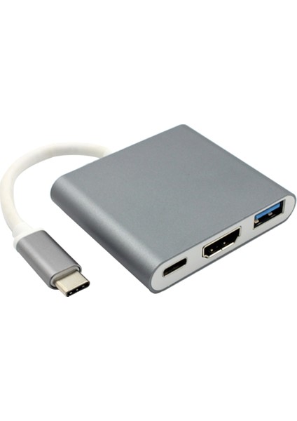 F Fityle Usb-C Hub Dijital Av Çok Adaptörü MacBook Için HDMI ve USB 3.0'a Tip-C'ye Tipi (Yurt Dışından) indirimleri