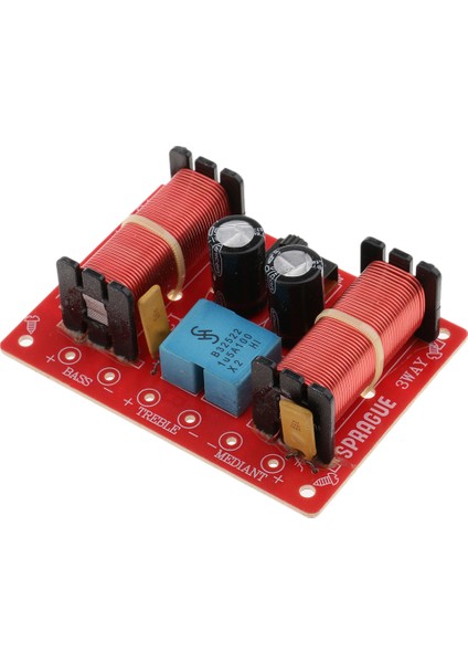 F Fityle Dayanıklı 3 Yollu Tahta 160 W Hoparlör Crossover Frekans Bölücü Araba Ev Için