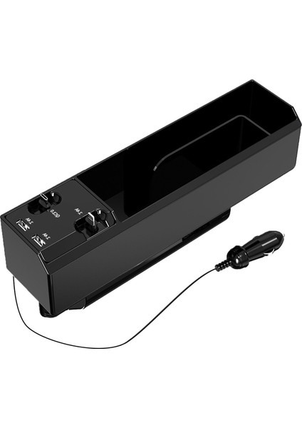 Çok Fonksiyonlu Çift USB Şarj Araba Koltuğu Cüzdan Telefon Kupası Tutucu Oto Için Bluetooth Uyumlu Kulaklık ile (Yurt Dışından)