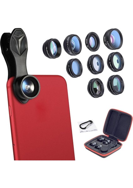 F Fityle 10 In 1 Telefon Kamera Lens Kiti Makro Radyal Çoğu Telefon Akıllı Telefonlar Kamera Için (Yurt Dışından) modelleri