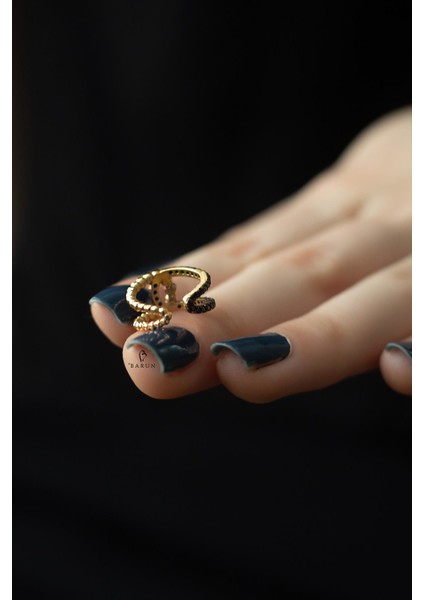 Sarı Renk Çift Halka Toplu Siyah Taşlı Gümüş Kıkırdak Küpe fiyatları