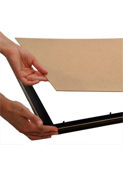 MİXEFOR Boş Çerçeve - 35CM x 50CM Iç Ölçü -Renk BEYAZ -Arka Yüzey 3mm Mdf- Ön yüzey Kırılmaz parlama yapmayan Antireflektif fırsatları