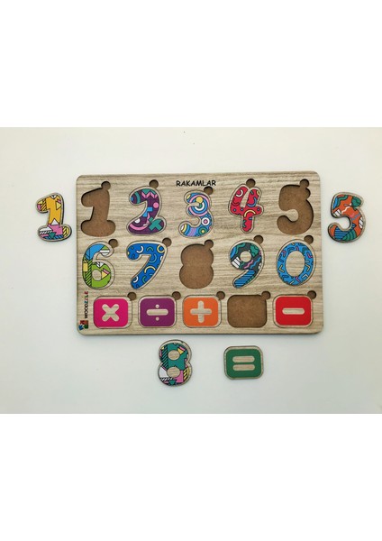 3'lü Süper Set Ahşap Eğitici Öğretici Yapboz Bulmaca Hayvanlar- Sayılar -Araçlar Bultak Ahşap Puzzle fırsatları