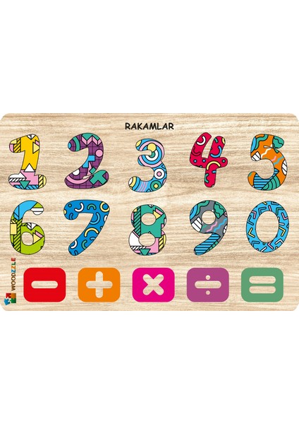 15 Parça Ahşap Eğitici Öğretici Yapboz Bulmaca Sayılar Rakamlar Bultak Ahşap Puzzle Çocuk Oyun fiyatları