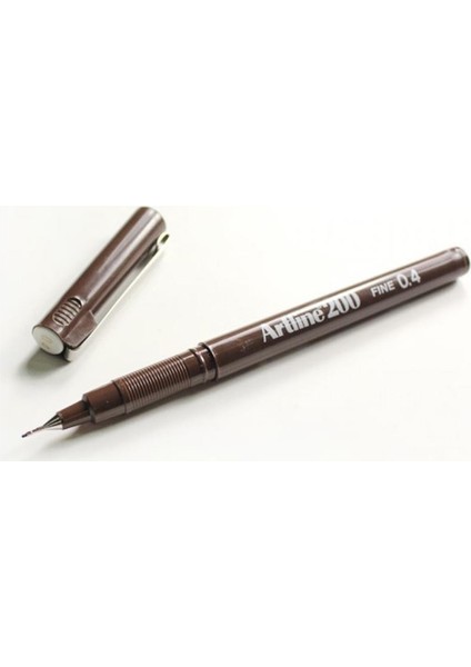 Fineliner 0.4 mm Koyu Kahverengi EK-200N