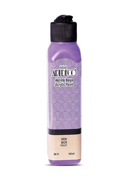 Akrilik Boya 140 ml Mor 070R-3608