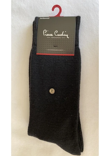 Pierre Cardin 6'lı Erkek Lambswool Yün Çorap (Gri)