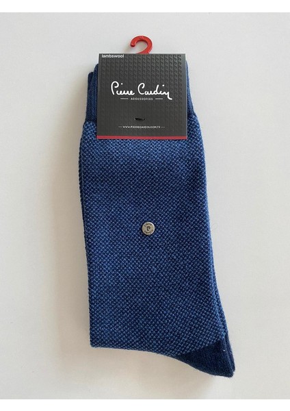 Pierre Cardin 6'lı Erkek Punto Desen Lambswool Yün  Çorap