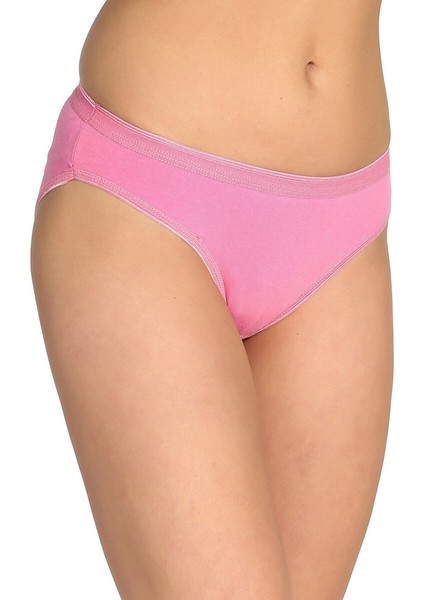 Kadın 12'li Paket Bikini Slip Külot (Beyaz)