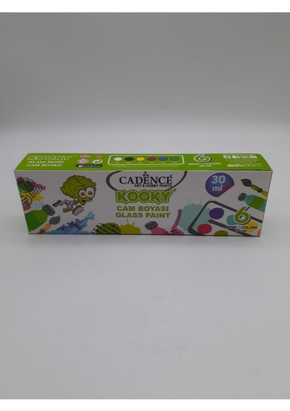 Kookky Cam Boyası Set 30 ml 6 Renk