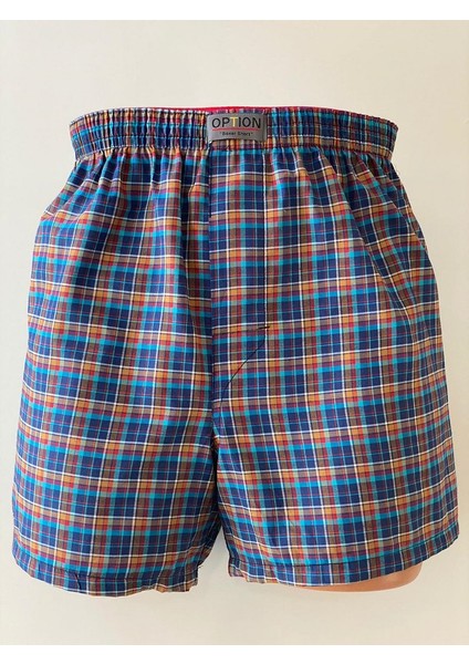 Erkek 9'lu Paket Poplin (Pamuk) Boxer Şort