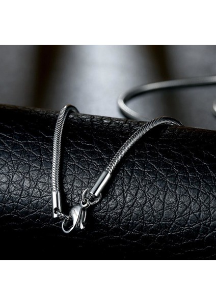 2mm Yamaç Zinciri Erkek Çelik Kolye Zincir