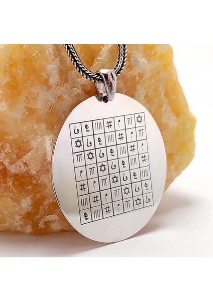 Celcelutiye ve Ismi Azam Vefki Esma Erkek Kadın Gümüş Kolye Zincir fırsatları