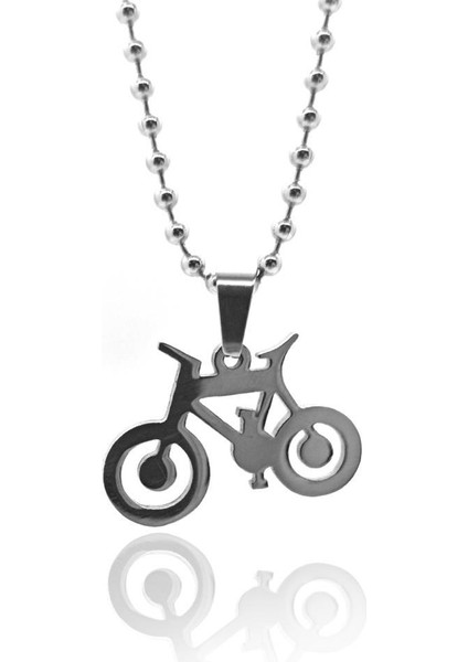 Bisiklet Model Çelik Erkek Kolye Zincir Cklgmsbsklt