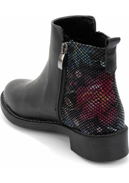 Siyah Baskılı Kadın Bot & Bootie K02578110809 fırsatları