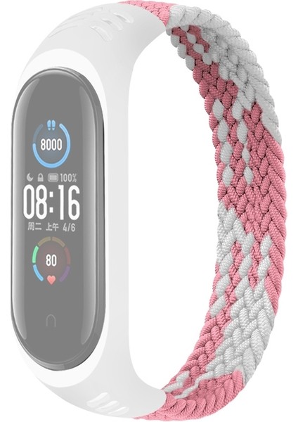 Esneklik Örgü Xiaomi Mi Band Için Değiştirme Kayışı 6/5/4/3 Boyutu: Xl 180MM Kırmızı Siyah (Yurt Dışından) fiyatları