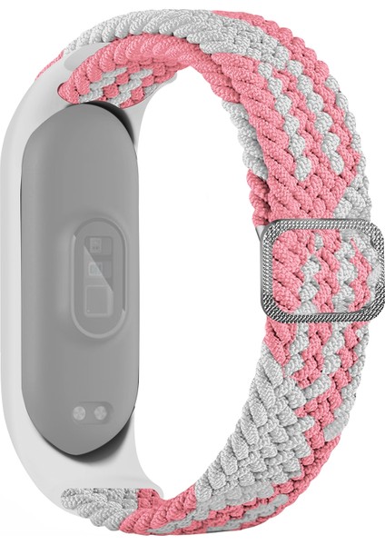 Xiaomi Mi Band Için Ayarlanabilir Naylon Örgülü Elastik Kayış 6/5/4 Renkli Siyah (Yurt Dışından)