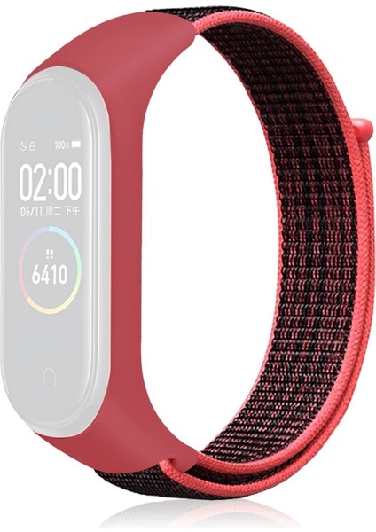 Xiaomi Mi Band Için Naylon Örgü Saat Bantları 6 Çin Kırmızısı (Yurt Dışından) fiyatları