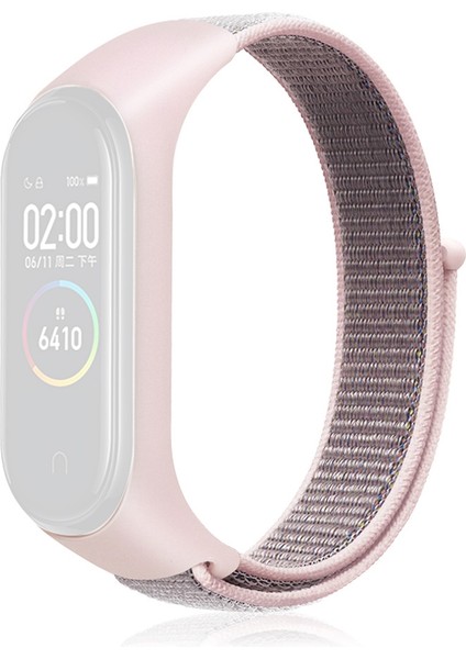 Xiaomi Mi Band Için Naylon Örgü Saat Bantları 6 Çin Kırmızısı (Yurt Dışından)
