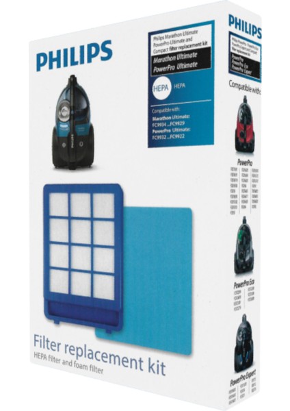 Uyumlu Marathon Ultimate Ön ve Arka Hepa Filtre Seti