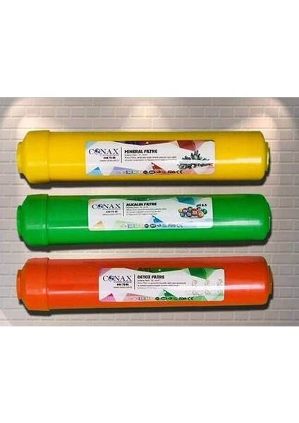 6-7-8 Aşamalı Filtre Seti +Alkalin+Mineral+Detox