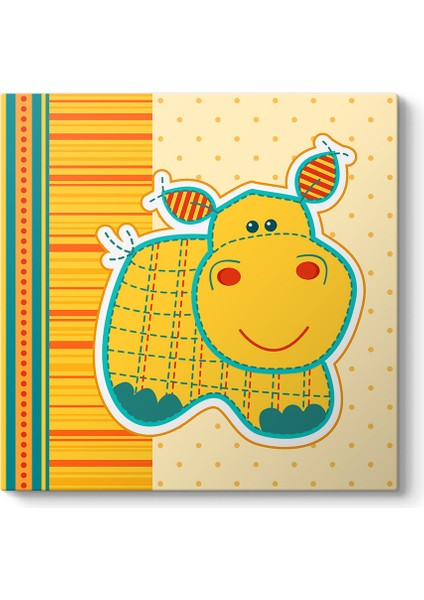 Şirin Hippopotam Tablosu