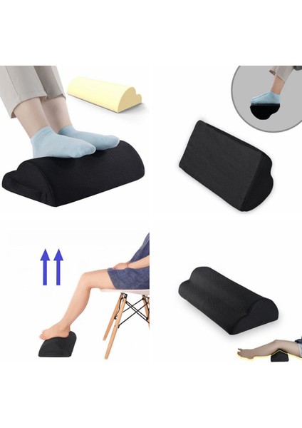 B Baosity Masanın Altında Dinlenme Kaymaz Ergonomik Footrest Köpük Yastığı (Yurt Dışından)