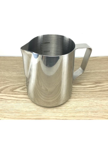 Kahve Sütü Frothing Sürahi Froother Sürahi W / Ölçekli Paslanmaz Çelik # 2 600ML (Yurt Dışından) modelleri