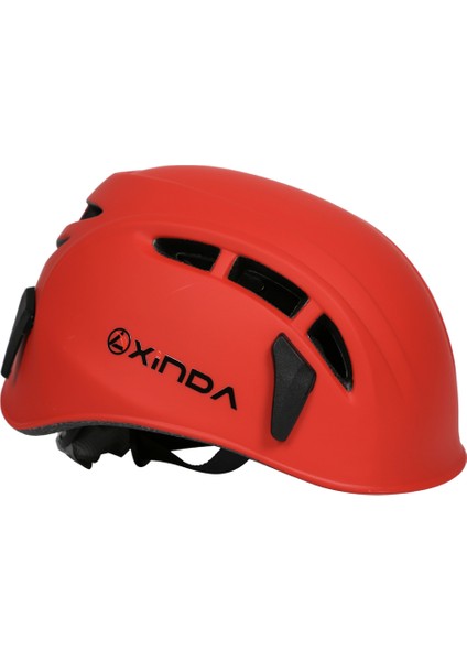 Unisex Güvenlik Kask Kaya Tırmanışı Ağacı Cemaat Kayak Rappel Kurtarma Sert Şapka 52-62 cm Kırmızı (Yurt Dışından) fırsatları