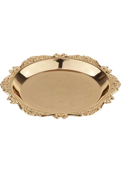Metal Altın Tabaklar Meyve Tutucu Tabak Takımı / Parti Yemek / 4 "10 cm (Yurt Dışından) fiyatları