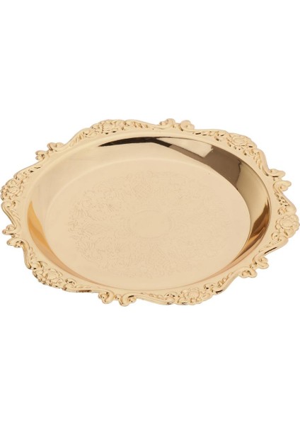 Metal Altın Tabaklar Meyve Tutucu Tabak Takımı / Parti Yemek / 4 "10 cm (Yurt Dışından) modelleri