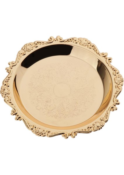 Metal Altın Tabaklar Meyve Tutucu Tabak Takımı / Parti Yemek / 4 "10 cm (Yurt Dışından) indirimleri