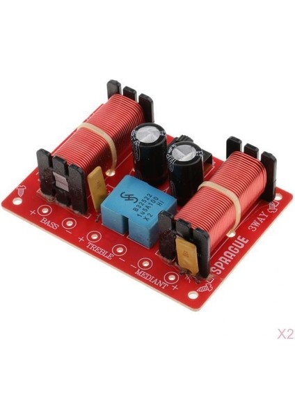 2x 3WAY Hoparlör Crossovers 160W Ail Filtresi Frekans Bölücü Araba Ev Için (Yurt Dışından)