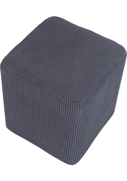 Slipcover Tezgah Yastık Streç Osmanlı Büyük Dikdörtgen Doothool Kapak Gri