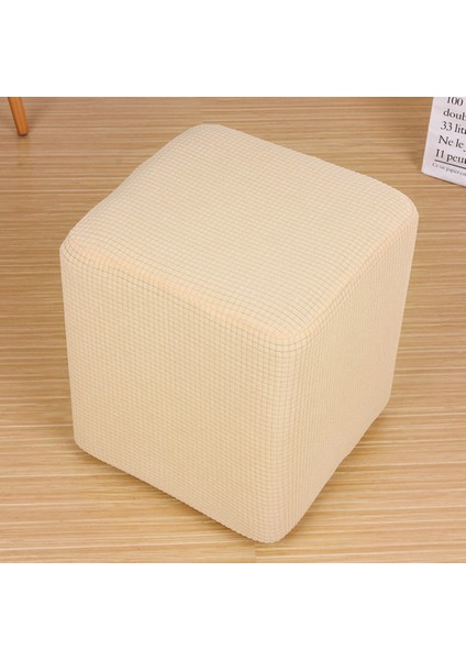 Ayak Taburesi Slipcover Streç Osmanlı Dikdörtgen Tabure Kapak Bej (Yurt Dışından) modelleri