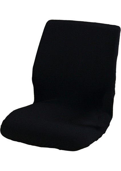 Baosity Ev Ofis Slipcover Siyah Için Elastik Döner Sandalye Kapak (Yurt Dışından)