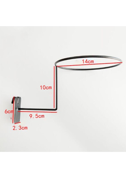 3 Adet Metal Kask Tutucu Duvar Montaj Şapka Top Peruk Raf Askı Kanca Standı 03 (Yurt Dışından)