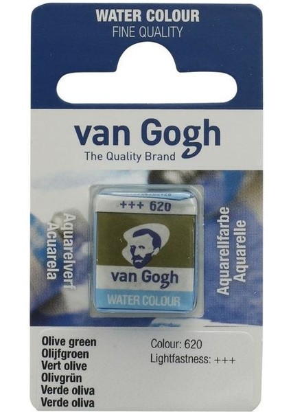 Van Gogh 1/2 Tablet Sulu Boya 620 Olive Green