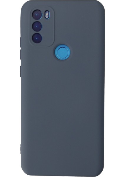 General Mobile Gm 21 Plus Kılıf Lansman Içi Kadife Lüx Tasarım Silikon Kapak - Gri