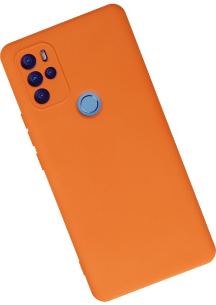 General Mobile Gm 21 Pro Kılıf Lansman Içi Kadife Nano Silikon - Turuncu modelleri
