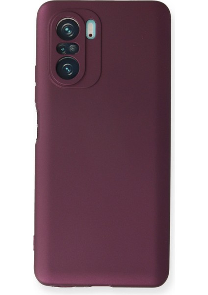 Xiaomi Mi 11I Kılıf Yumuşak Dokulu Premium Silikon - Mürdüm