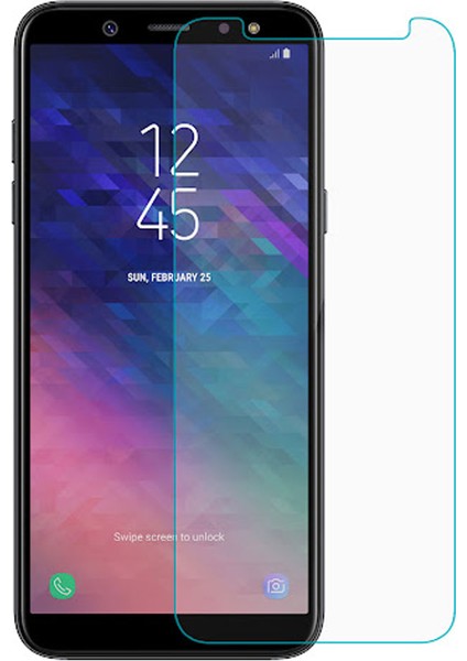 Smart Tech Samsung Galaxy A6 2018 Temperli Kırılmaz Cam Ekran Koruyucu