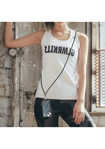 iPhone 13 Için Şeffaf Bumper Shockproof Ayarlanabilir Çapraz Askılı Askılı Tam Koruma Kılıf Kapaklı Siyah (Yurt Dışından) indirimleri