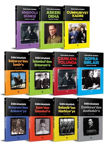 Anılarla Dahi Atatürk Seti - 11 Kitap