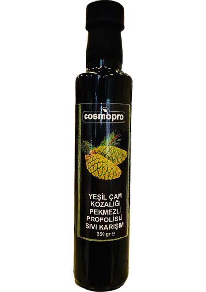 Yeşil Çam Kozalağı Pekmezli Propolisli Bitkisel Sıvı Karışım 350 gr