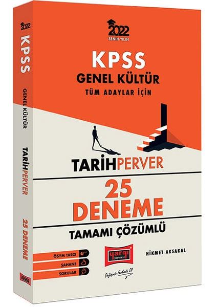 Yargı Yayınevi 2022 KPSS Genel Kültür  TarihPerver Tamamı Çözümlü 25 Deneme